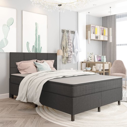 Vidaxl letto molle grigio - vidaxl, a