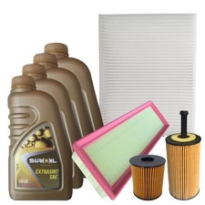 Kit Tagliando Citroen C3 I C2 1.1 Benzina 1.4 BiFuel Filtri 4 Olio Siroil 5w40