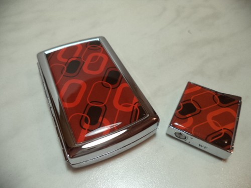 Set accendino portasigarette - set,