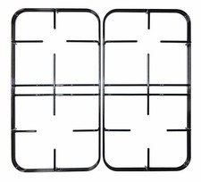 Kit 2 Griglie per Cucina Piano Cottura NARDI 449 x 246 mm. 4 fuochi gas