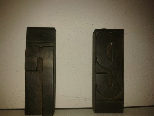Caratteri tipografici legno - caratteri,