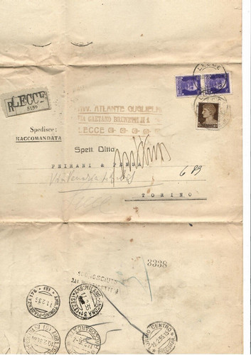Lettera raccomandata postale - ,