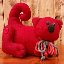 GATTO FERMAPORTA IN FELTRO