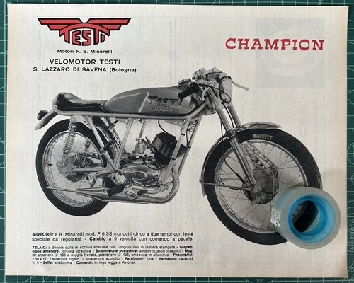 Rara pubblicità moto - rara,