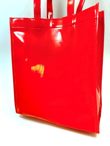 Borsa shopper vernice made - in,