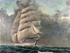 Antica Olio su Tela Firmato