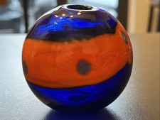 Vasetto Vetro Murano Blu