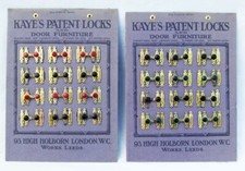 Pair Kaye's Patent Locks