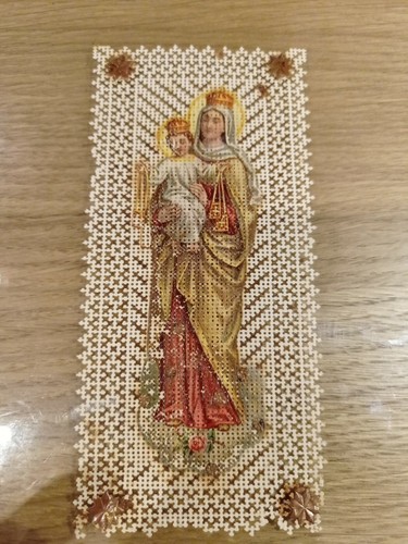Santino antico pizzo madonna - santino,