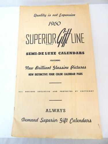 1960 superior gift line - 1960,