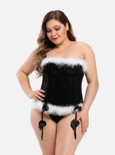 BLACK Bustier Corset Top &