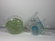 (2) Fermacarte scultura pesce