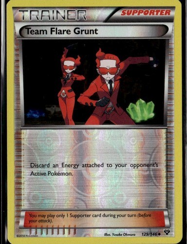 Team flare grunt non - comune, xy