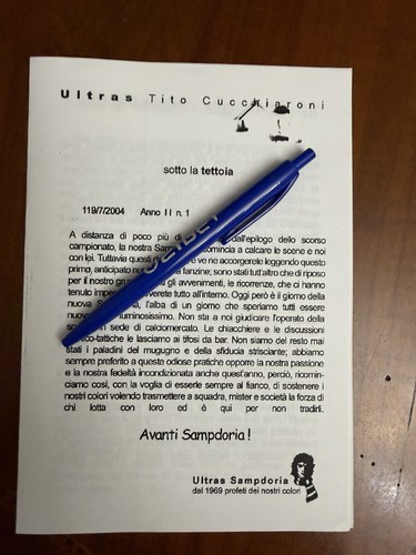 Fanzine utc ultras - fanzine, tito