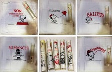 SNOOPY PEANUTS FAZZOLETTO DA NASO DICK DE RIJK PRODUCTION RITROVAMENTO VINTAGE