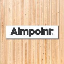 AIMPOINT OPTICS 8'X2' BANNER VINILE LOGO/GRAFICA