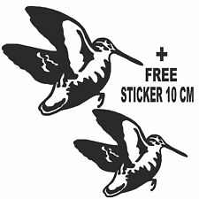 adesivo prespaziato beccaccia