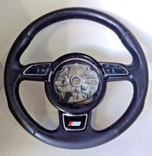 VOLANTE STERZO MANUBRIO PELLE S-LINE COMANDI STEREO AUDI A6 2011 2018 ORIGINALE