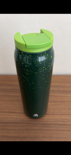 Starbucks green splatter - green,