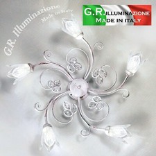 PLAFONIERA IN FERRO BATTUTO 5