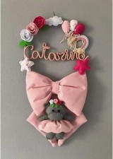 Fiocco nascita ghirlanda