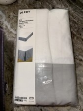 Gonna letto IKEA OLEBY grigia