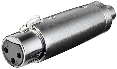 Adattatore xlr femmina poli - femmina,