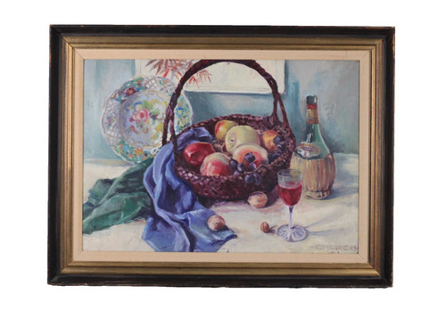 Antico dipinto olio - su, tavola