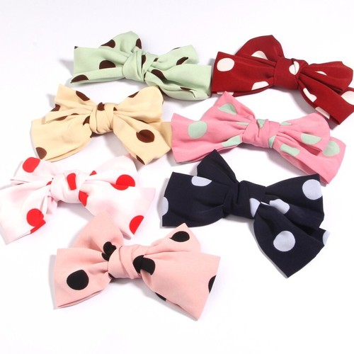 Fiocchi capelli chiffon tinta