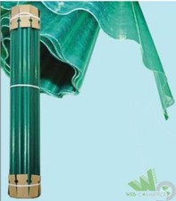 60 METRI QUADRI ROTOLO 40X1.5 MT PLASTICA ONDULATA VERDE VETRORESINA COPERTURA