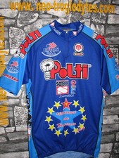 Vintage Cycling Jersey Maglia Ciclismo Bici Polti F. Moser tribute '90s