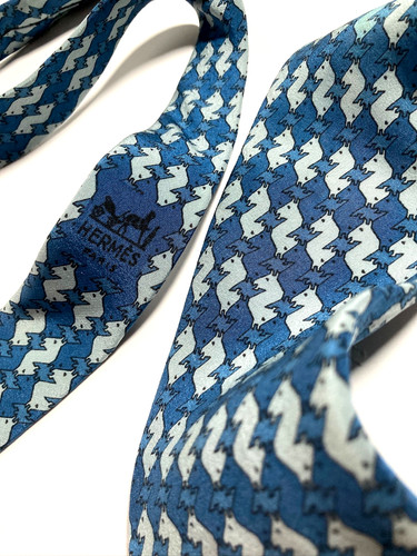 Cravatta hermes vintage - hermes, testa