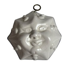 Stampo da parete ceramica italiana Bassano vintage 3D sole 4" x 4" ceramiche Italia