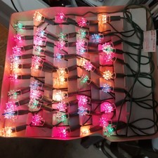 Luci Di Natale 50 Luci Galvas-gp Intermittenti Vintage  Funzionanti 