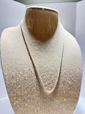 Catena intrecciata in argento sterling Italia 925 7,4 G