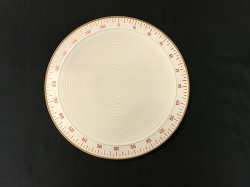 Piatto 360 gradi ceramica - piatto,