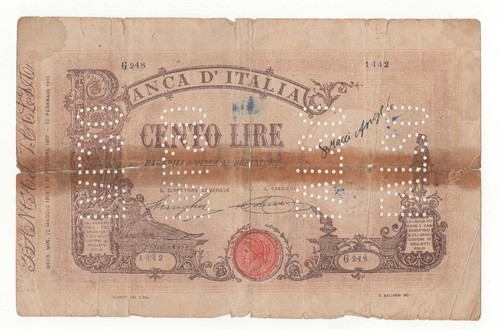 Falso epoca 100 lire matrice - 100,