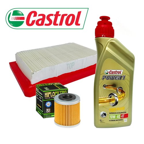 Kit tagliando castrol 10w40 - kit,