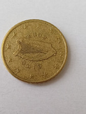 1 Moneta da 50 centesimi dell'Irlanda 2002. Circolata