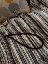 tende arredamento moderno tre teli 140x260cm con passanti e tre embrasse 