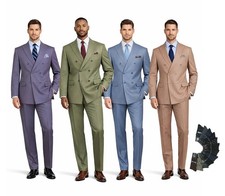 Men's Sharkskin Double