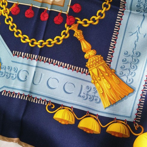 Gucci navy 100 seta circa - navy, 87