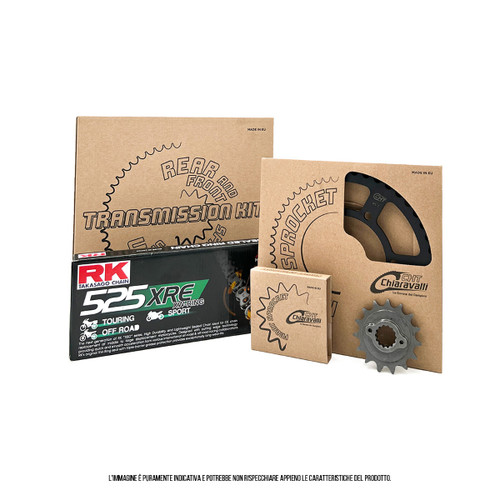 Kit catena corona pignone - kit, per
