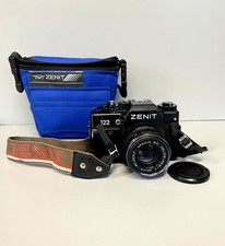 FOTOCAMERA REFLEX Zenit 122 35mm OBIETTIVO M52x0,75 MC HELIOS-44M-7 URSS '90s