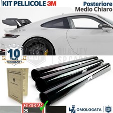 Pellicola Oscurante Vetri 3M per Smart Fortwo Omologata OBSIDIAN 25 MEDIO CHIARO