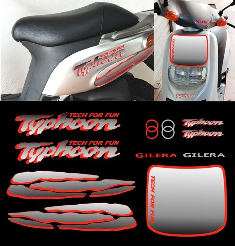 Kit completo adesivi gilera - kit,
