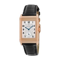 JAEGER LeCOULTRE Oro Rosa 18K Reverso Duo Dual Time 272.2.51 SCATOLA Garanzia