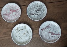 Set 4 Piatti decorati Uccelli