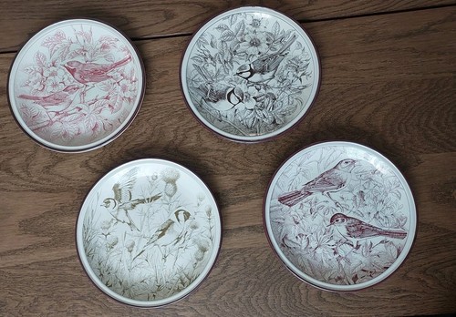 Set piatti decorati uccelli - 4,