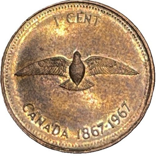 Canada 1967 centesimo 100 - un,